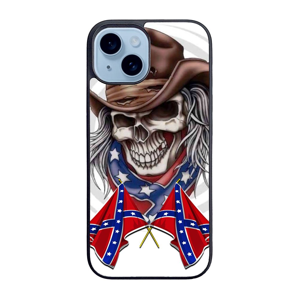 Rebel skull cowboy Case iPhone 15 Plus BC1957