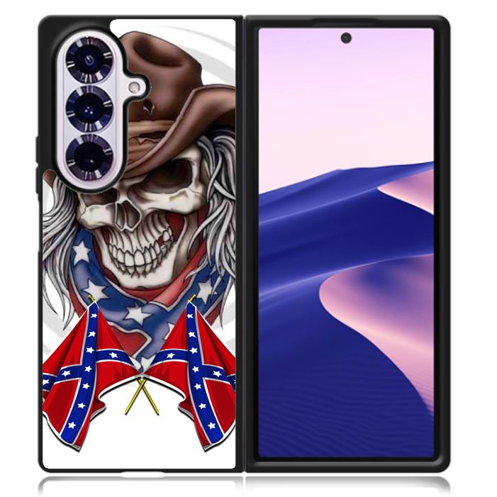 Rebel skull cowboy Samsung Galaxy Z Fold 7 5G Case BC1957
