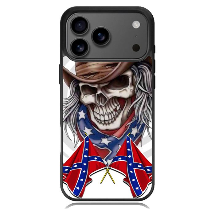 Rebel skull cowboy iPhone 17 Pro Case BC1957