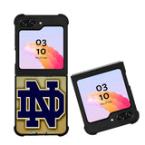 rare Notre Dame Fighting Irish Case Samsung Galaxy Z Flip 5 5G BC1814