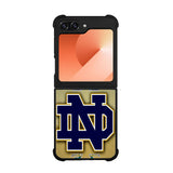 rare Notre Dame Fighting Irish Case Samsung Galaxy Z Flip 6 5G BC1814