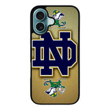 rare Notre Dame Fighting Irish Case iPhone 16 Plus BC1814