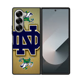 rare Notre Dame Fighting Irish Case Samsung Galaxy Z Fold 6 5G BC1814