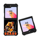 Rare Chicago Bears NFL Team Bear Mascot Case Samsung Galaxy Z Flip 5 5G BC1815