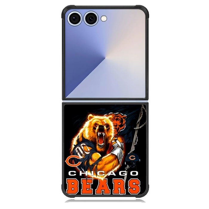 Rare Chicago Bears NFL Team Bear Mascot Samsung Galaxy Z Flip 7 Case BC1815