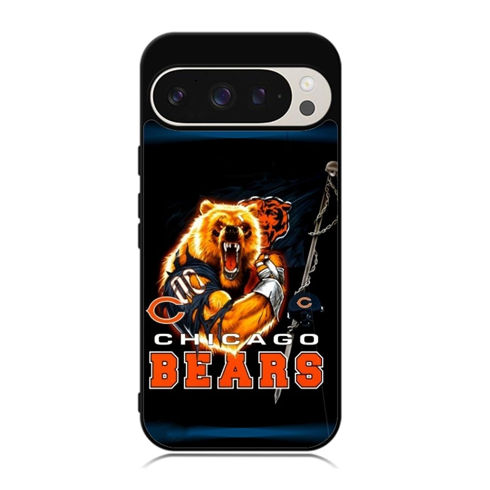 Rare Chicago Bears NFL Team Bear Mascot Case Google Pixel 9 Pro XL BC1815