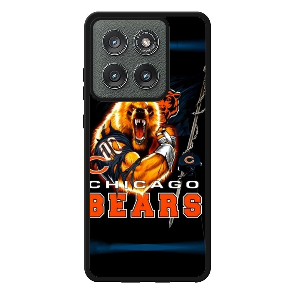 Rare Chicago Bears NFL Team Bear Mascot Case Motorola Moto Edge 2025 BC1815