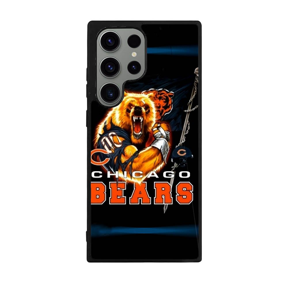 Rare Chicago Bears NFL Team Bear Mascot Case Samsung Galaxy S25 Ultra 5G BC1815