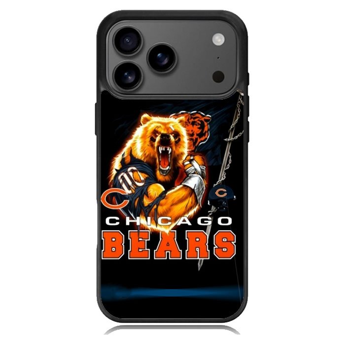 Rare Chicago Bears NFL Team Bear Mascot iPhone 17 Pro Max Case BC1815