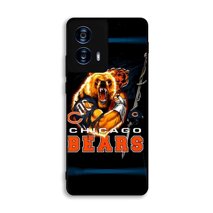 Rare Chicago Bears NFL Team Bear Mascot Motorola Moto G Power 5G 2024 Case BC1815