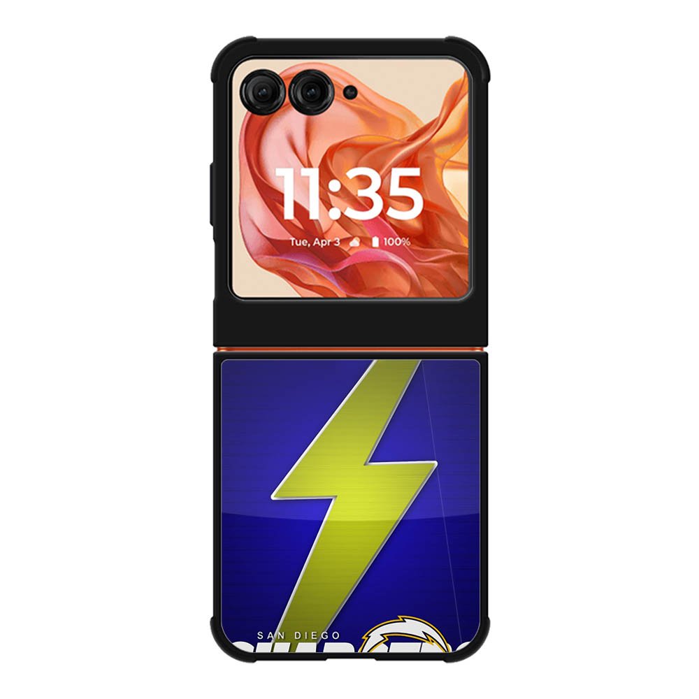 San Diego Chargers NFL Team Logo Motorola Moto Razr 2025/2024 , Moto Razr 60/50 Case BC1819
