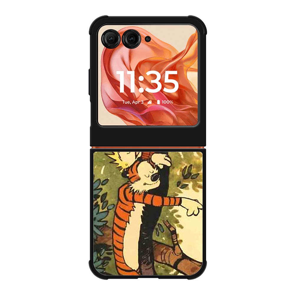 Sleep on The Tree Calvin And Hobbes Motorola Moto Razr 2025/2024 , Moto Razr 60/50 Case BC1873