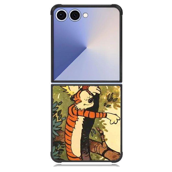 Sleep on The Tree Calvin And Hobbes Samsung Galaxy Z Flip 7 Case BC1873