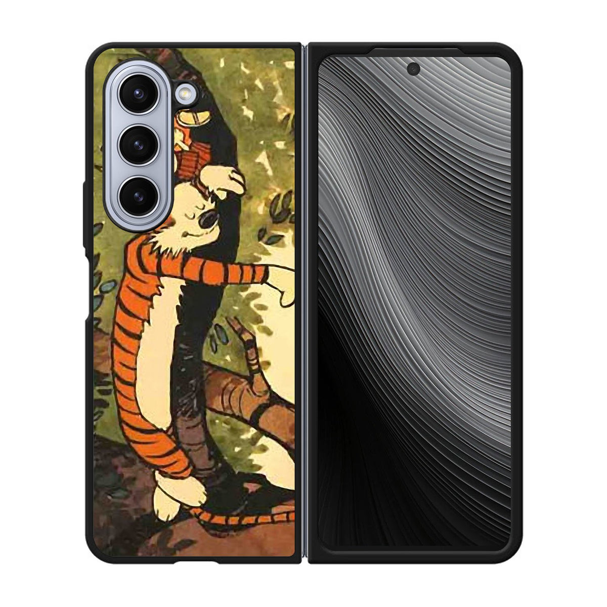 Sleep on The Tree Calvin And Hobbes Case Samsung Galaxy z Fold 5 5G BC1873
