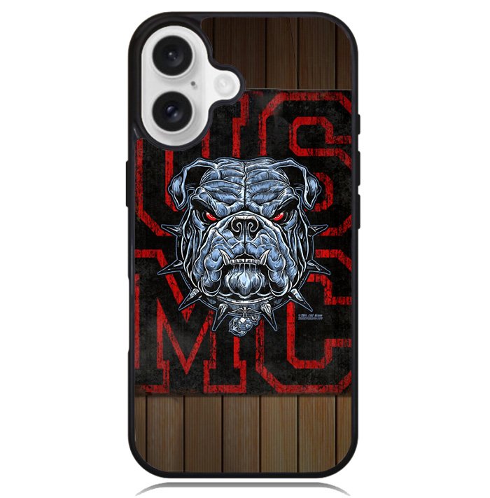 USMC The Marine Corps Bulldog Case iPhone 16 BC1956