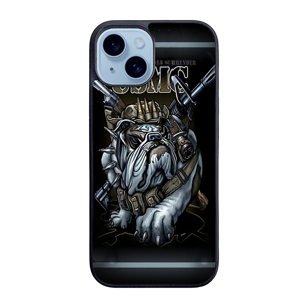 USMC Dog Marine Corps Case iPhone 15 Plus BC1958