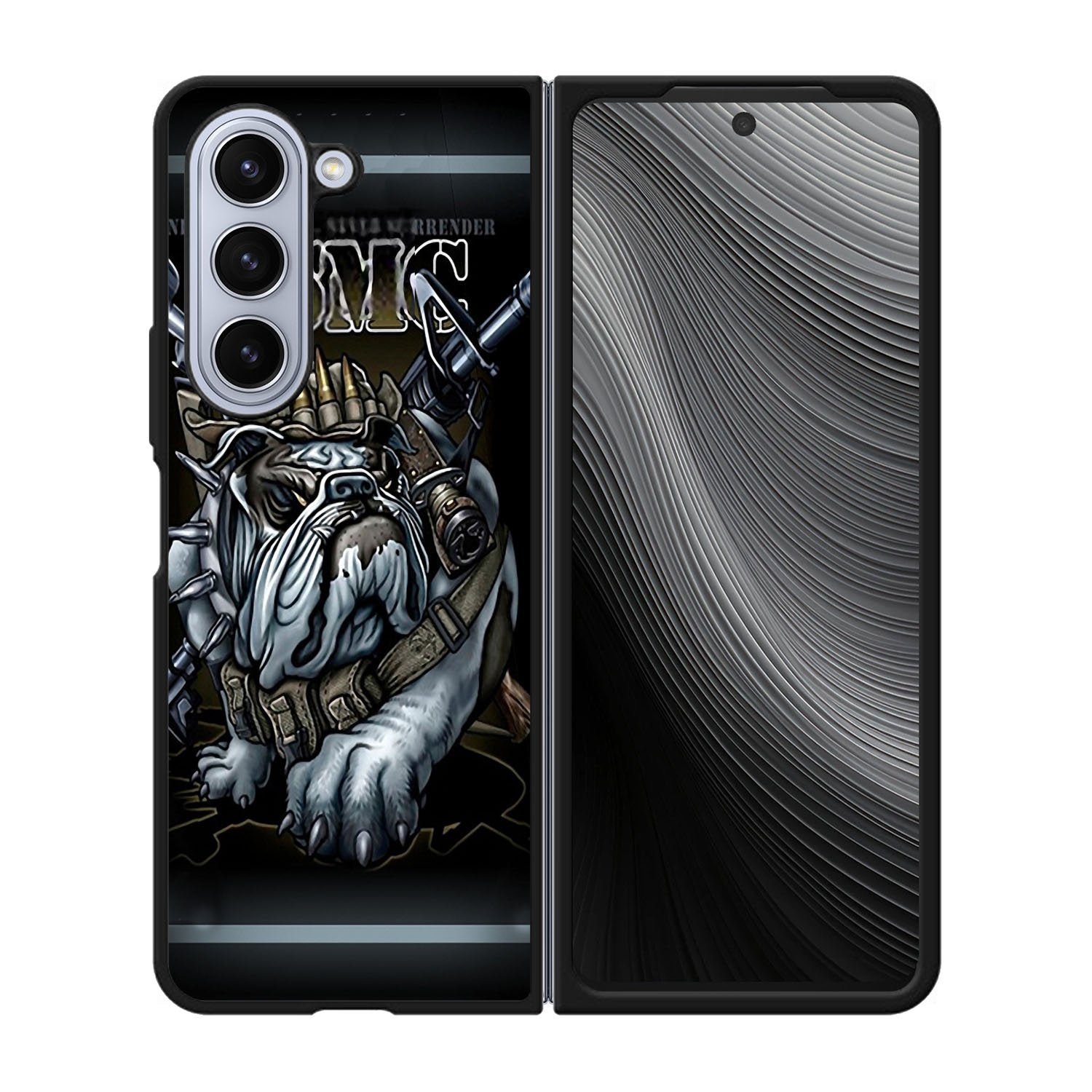 USMC Dog Marine Corps Case Samsung Galaxy z Fold 5 5G BC1958