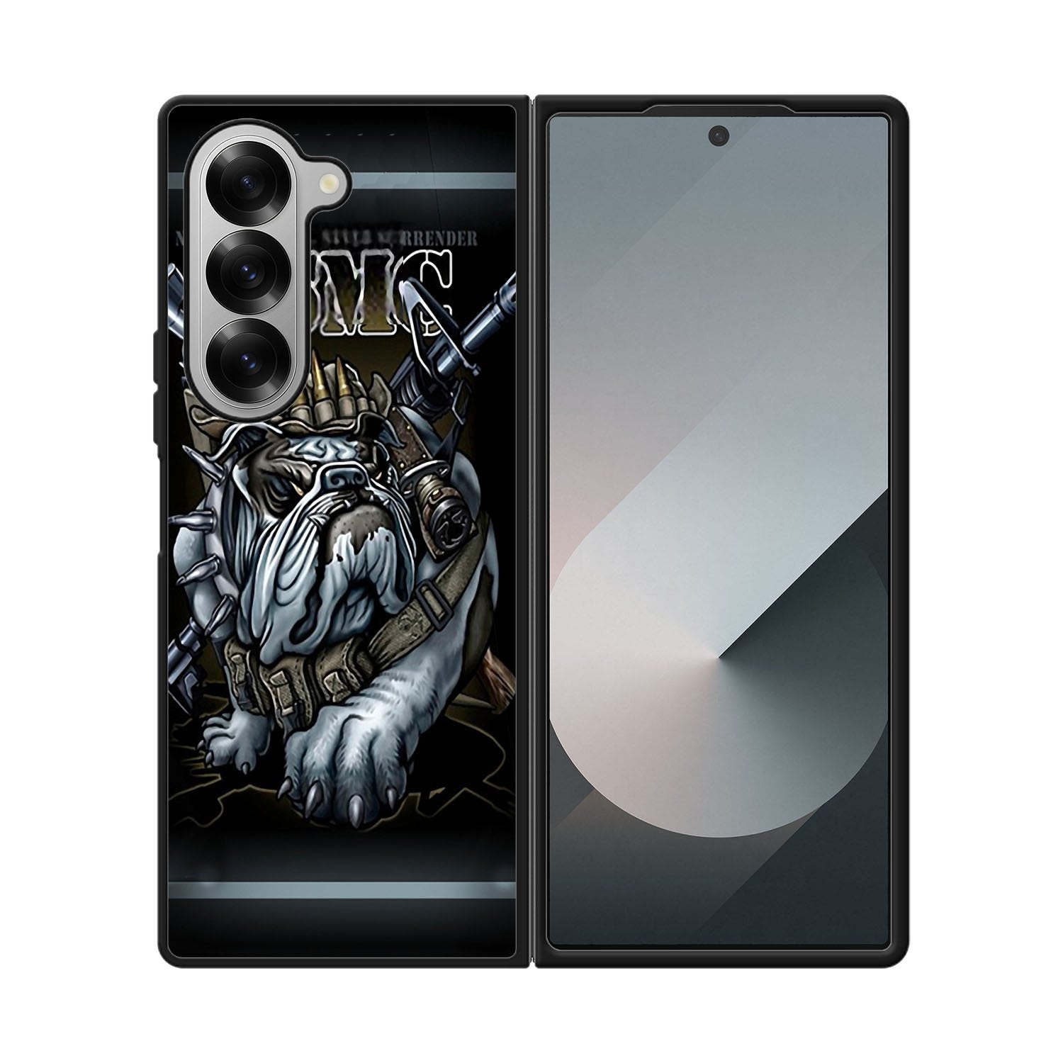 USMC Dog Marine Corps Case Samsung Galaxy Z Fold 6 5G BC1958