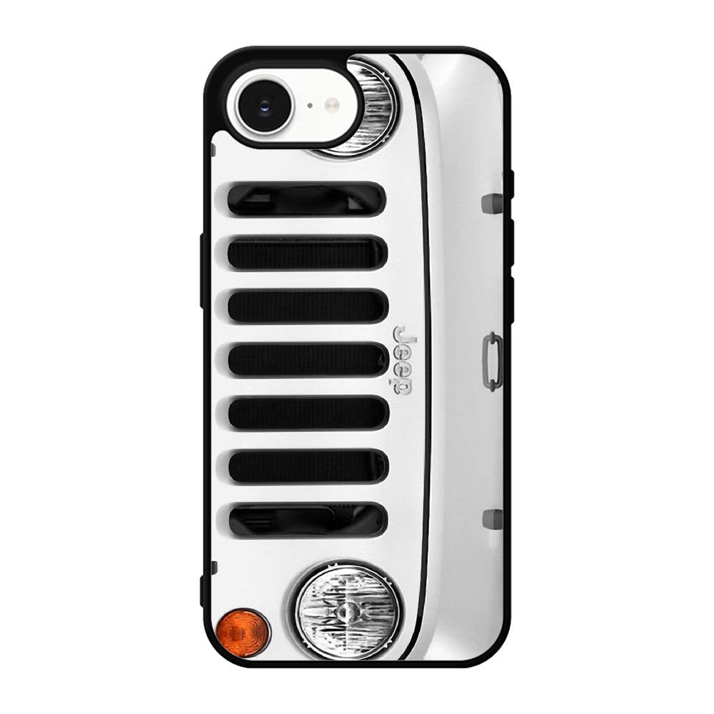 White Jeep Wrangler iPhone 16e Case BC1875