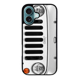 White Jeep Wrangler Case iPhone 16 Plus BC1875