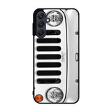 White Jeep Wrangler Samsung Galaxy A25 5G Case BC1875