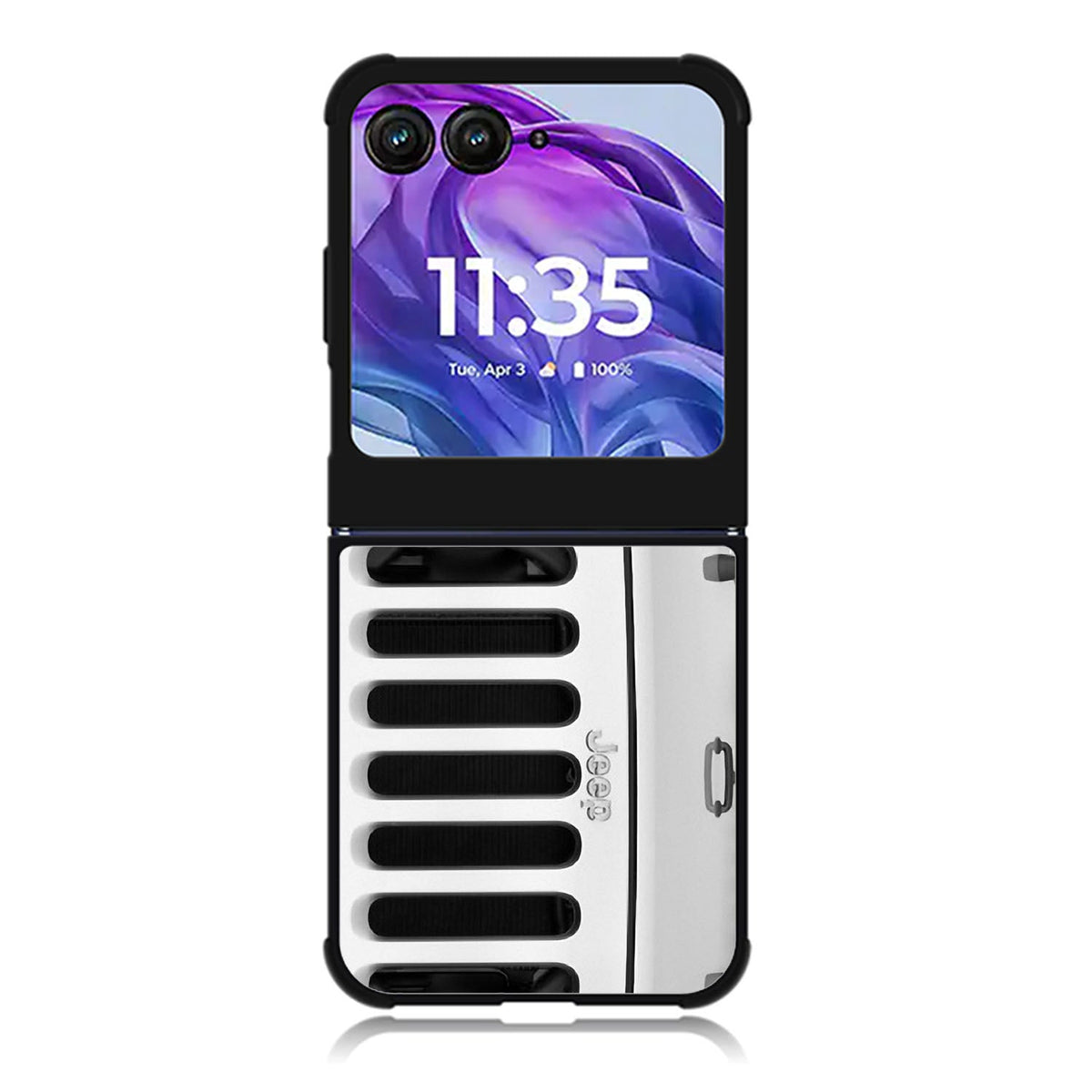 White Jeep Wrangler Motorola Moto Razr 2024 , Moto Razr 50 Case FE1875