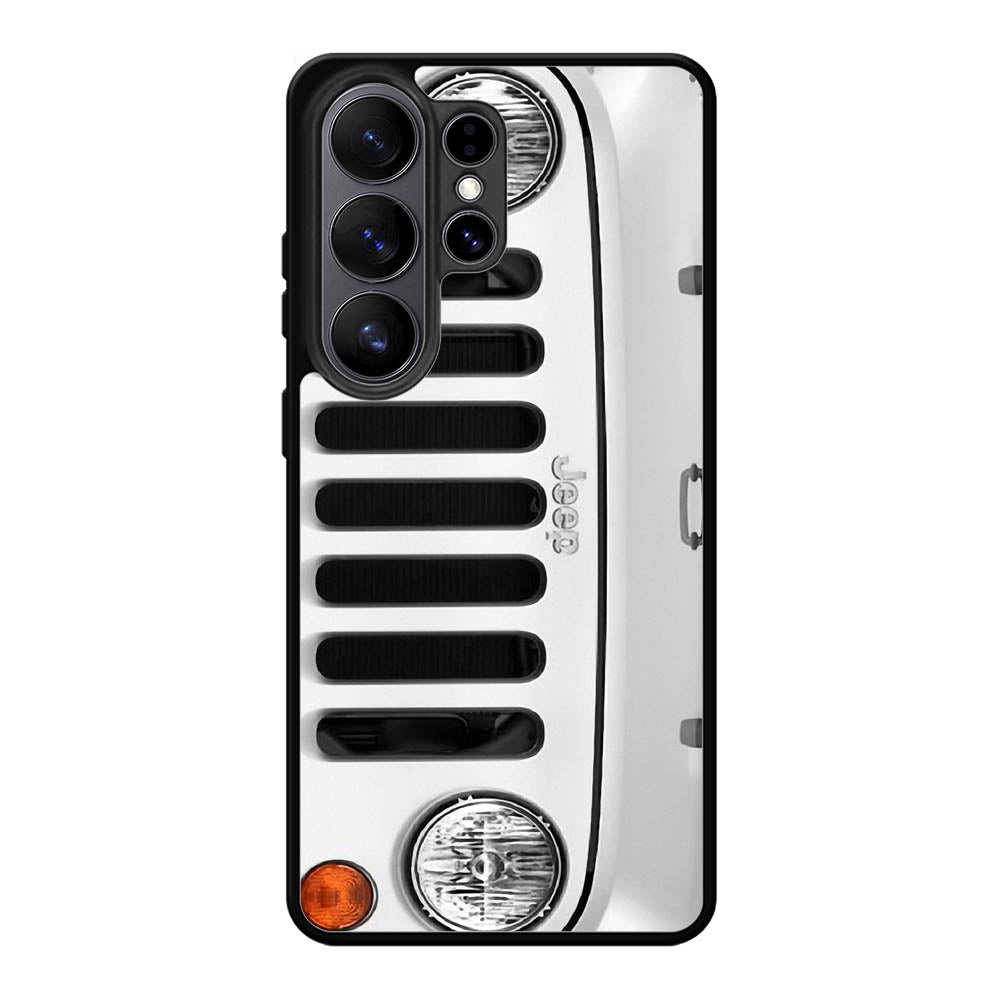 White Jeep Wrangler Samsung Galaxy S26 Ultra Case BC1875