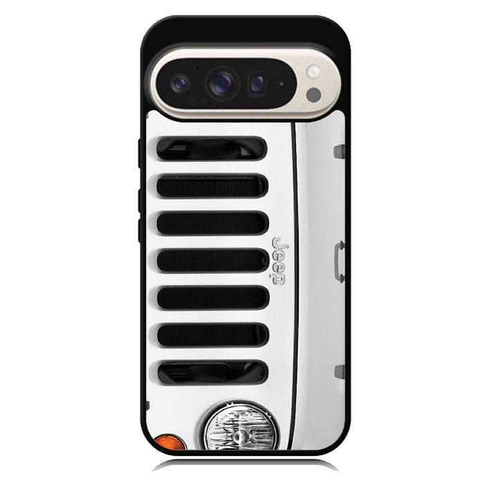 White Jeep Wrangler Google Pixel 10 | Google Pixel 10 Pro Case BC1875