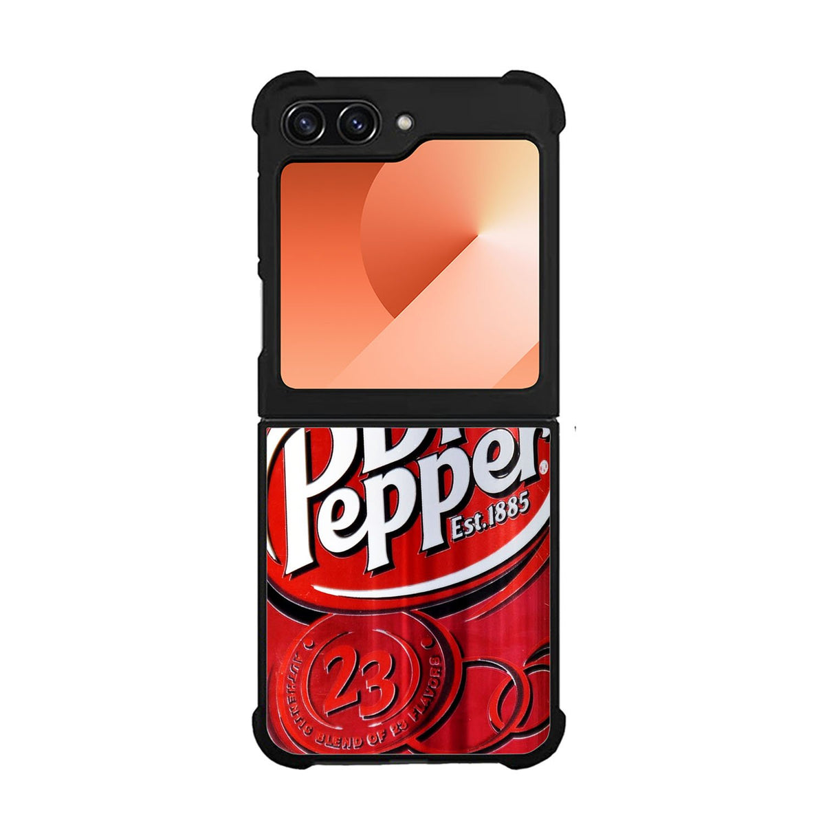 Dr Pepper Canned Can Drink Cola Soda Beverage Case Samsung Galaxy Z Flip 6 5G BC1880