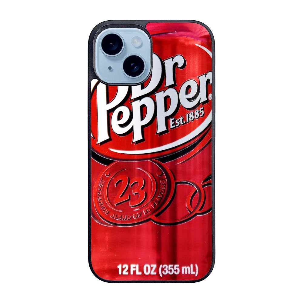 Dr Pepper Canned Can Drink Cola Soda Beverage Case iPhone 15 Plus BC1880