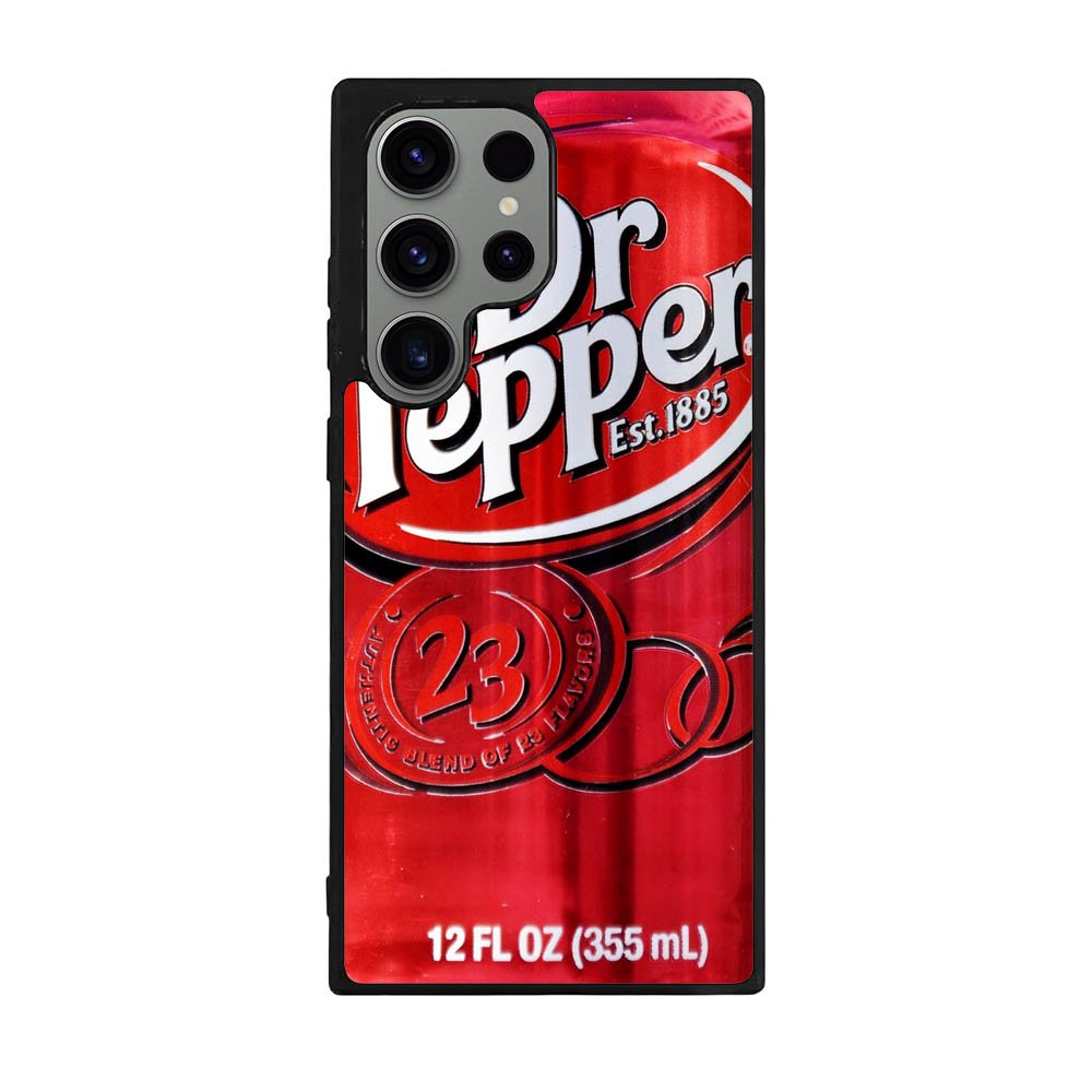Dr Pepper Canned Can Drink Cola Soda Beverage Case Samsung Galaxy S24 Ultra 5G BC1880