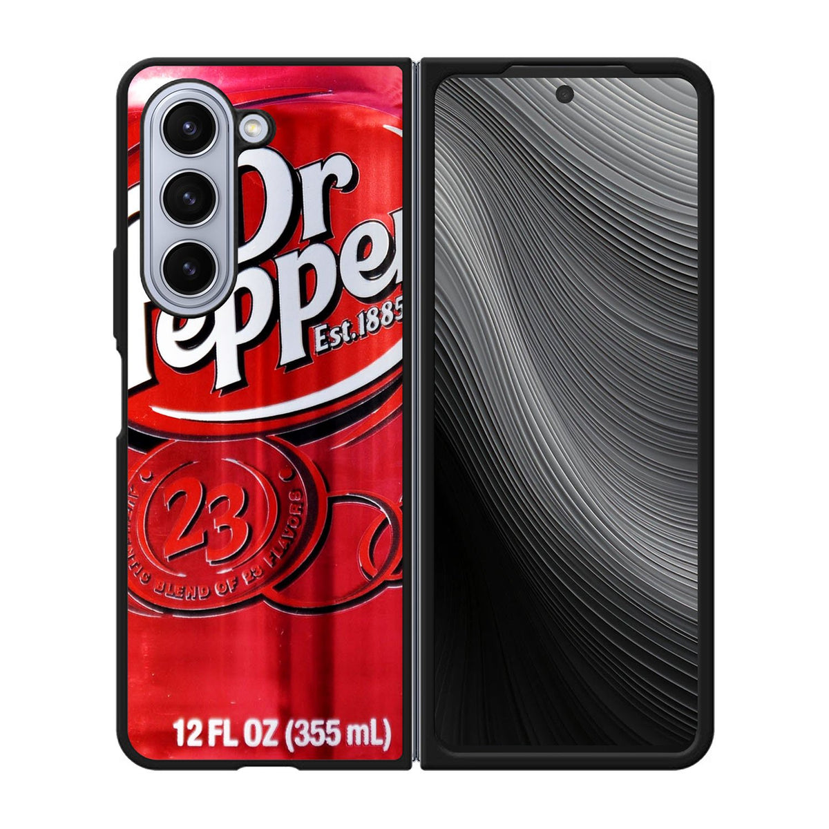 Dr Pepper Canned Can Drink Cola Soda Beverage Case Samsung Galaxy z Fold 5 5G BC1880