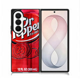 Dr Pepper Canned Can Drink Cola Soda Beverage Samsung Galaxy Z Fold 8 Ultra Case BC1880