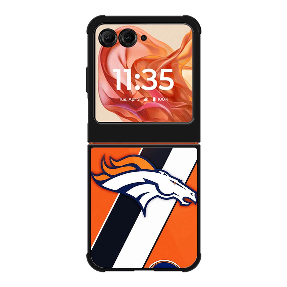 Denver Broncos Orange Motorola Moto Razr 2025/2024 , Moto Razr 60/50 Case BC1881