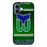Hartford Whalers NHL Hockey Team Logo Case iPhone 16 Plus BC1887