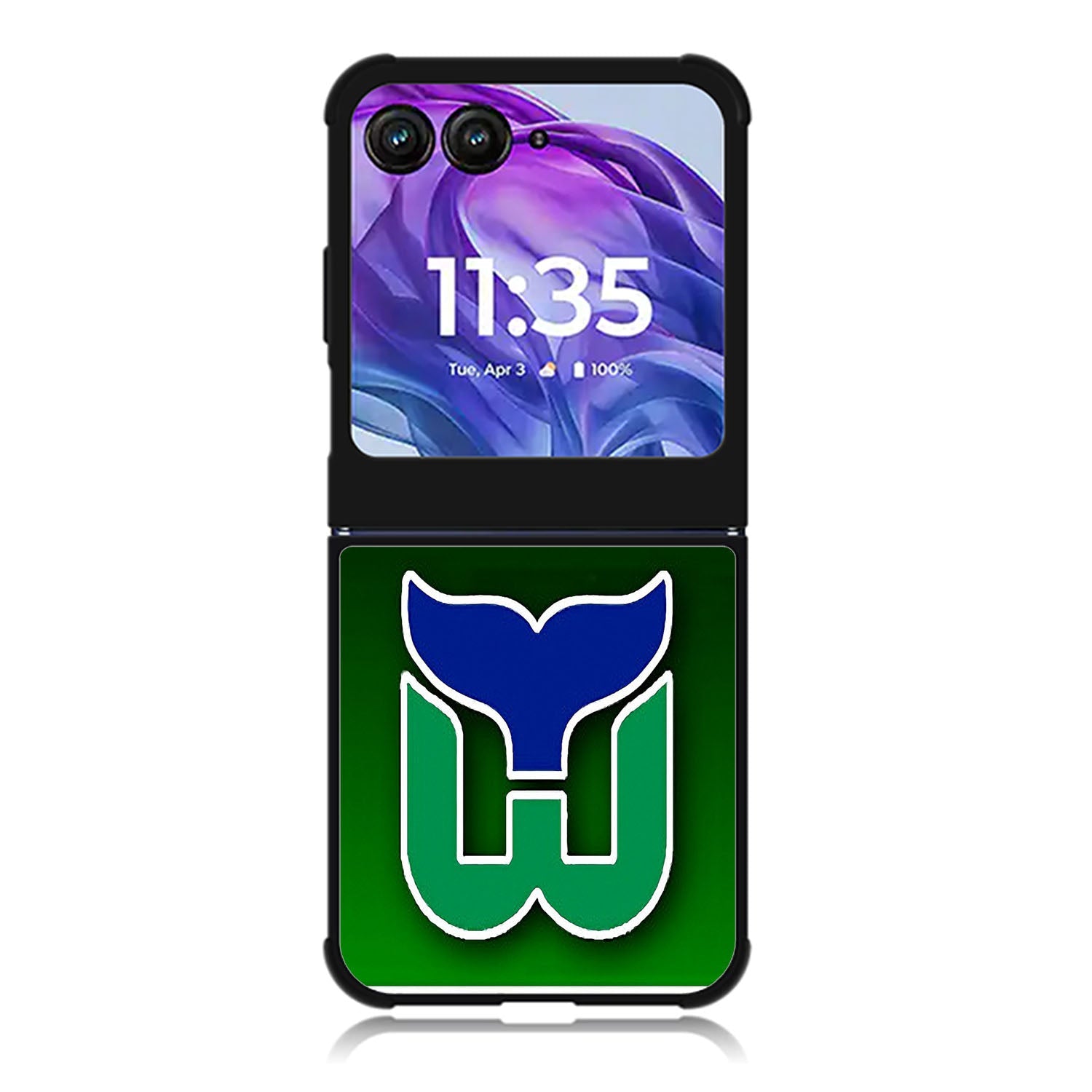Hartford Whalers NHL Hockey Team Logo Motorola Moto Razr 2024 , Moto Razr 50 Case FE1887