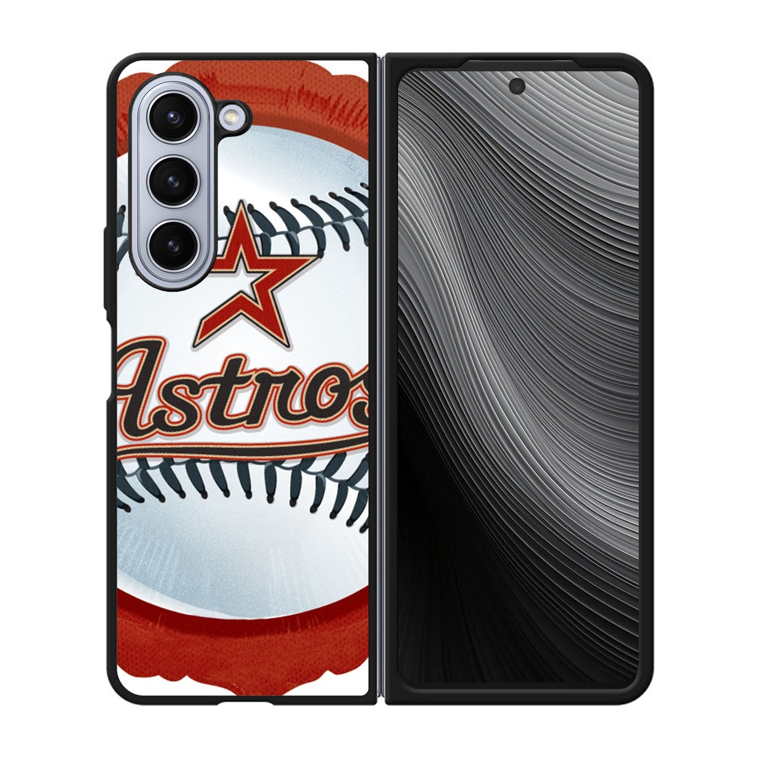 Houston Astros football Case Samsung Galaxy z Fold 5 5G BC1888