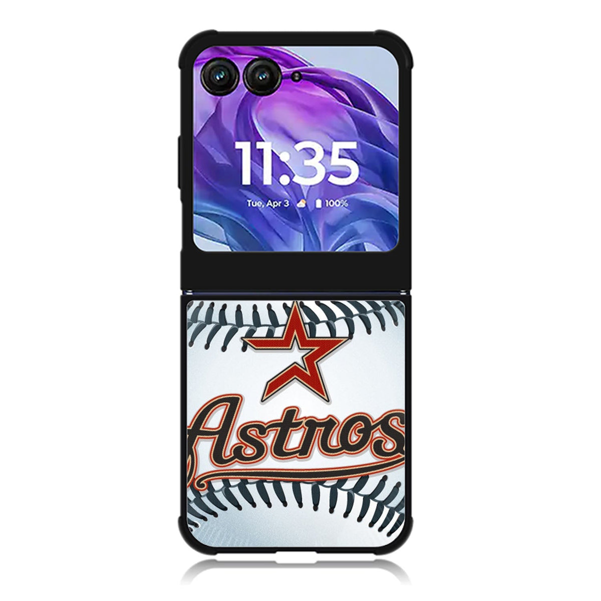 Houston Astros football Motorola Moto Razr 2024 , Moto Razr 50 Case FE1888