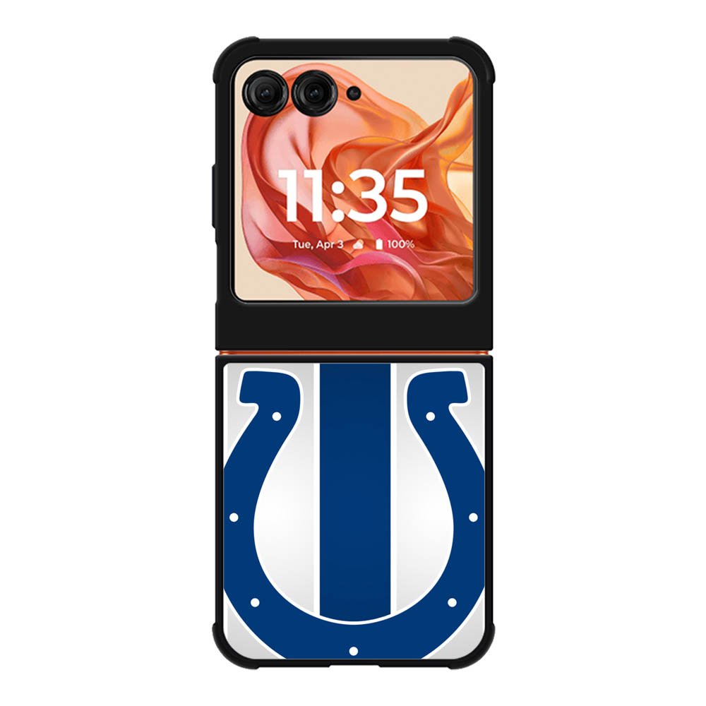 Indianapolis Colts silver Motorola Moto Razr 2025/2024 , Moto Razr 60/50 Case BC1890
