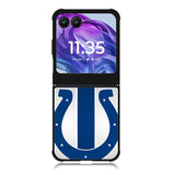 Indianapolis Colts silver Motorola Moto Razr 2024 , Moto Razr 50 Case FE1890