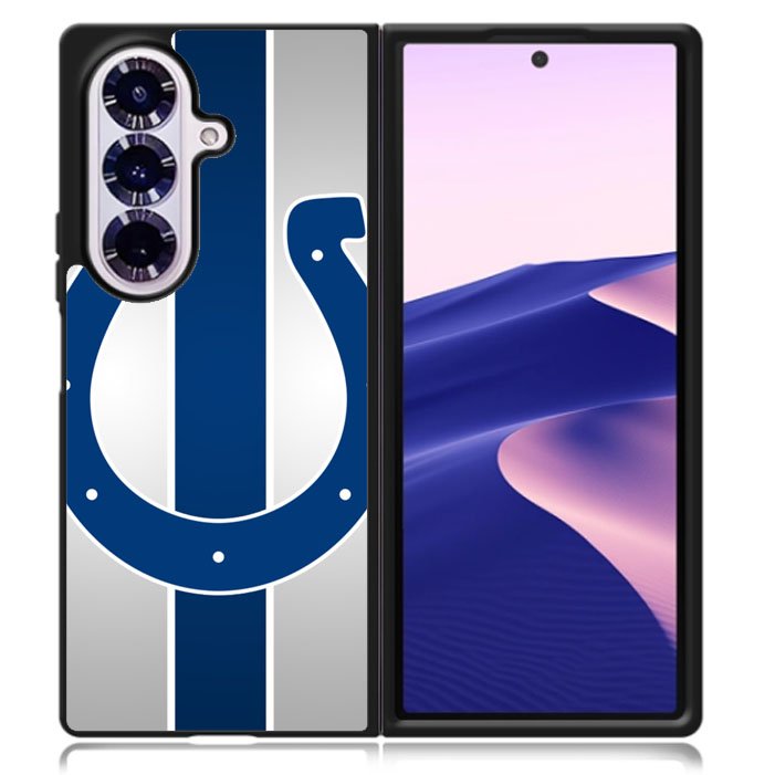Indianapolis Colts silver Samsung Galaxy Z Fold 7 5G Case BC1890