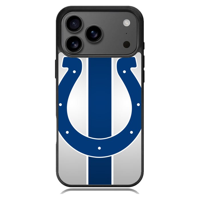 Indianapolis Colts silver iPhone 17 Pro Max Case BC1890