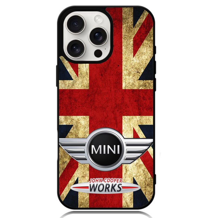 Mini Cooper Flag Jack Case iPhone 16 Pro Max BC1891