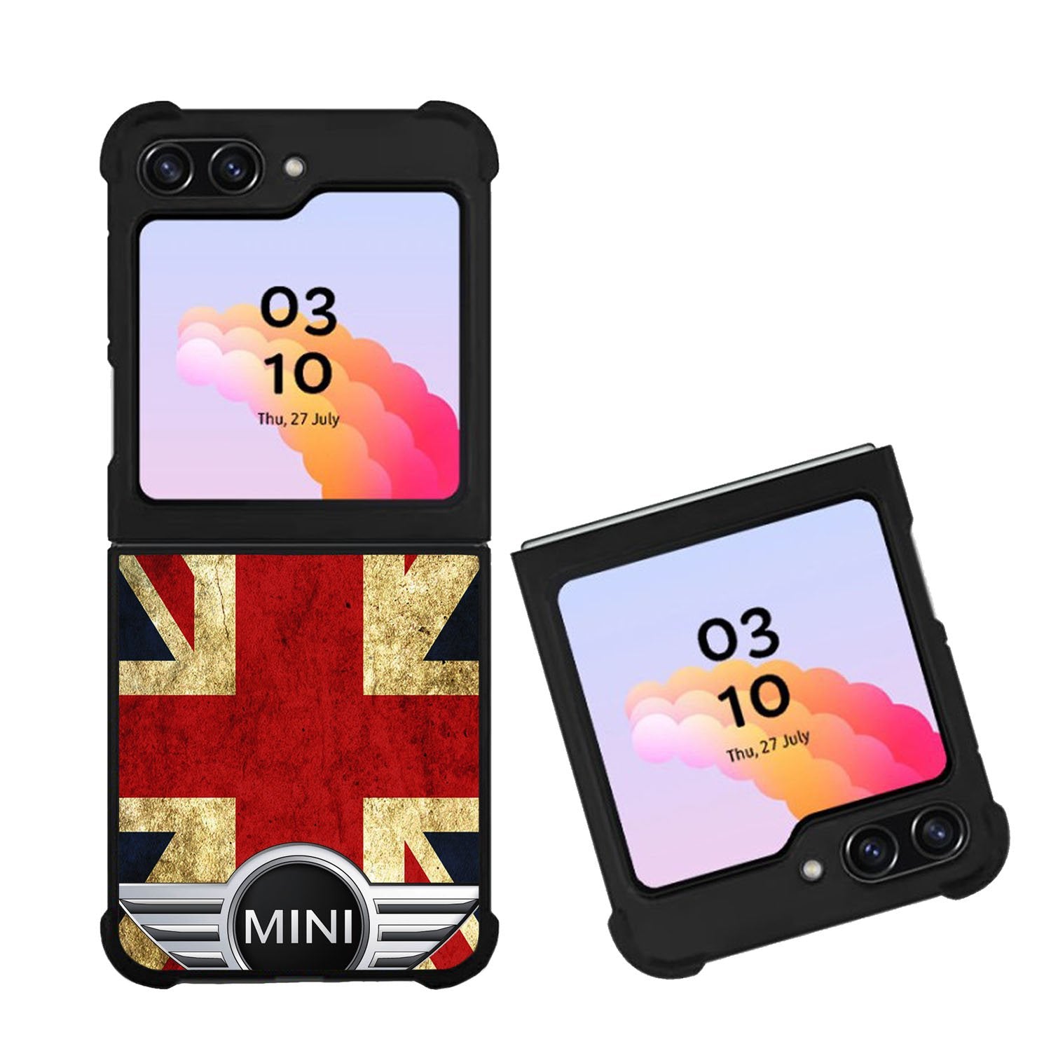 Mini Cooper Flag Jack Case Samsung Galaxy Z Flip 5 5G BC1891