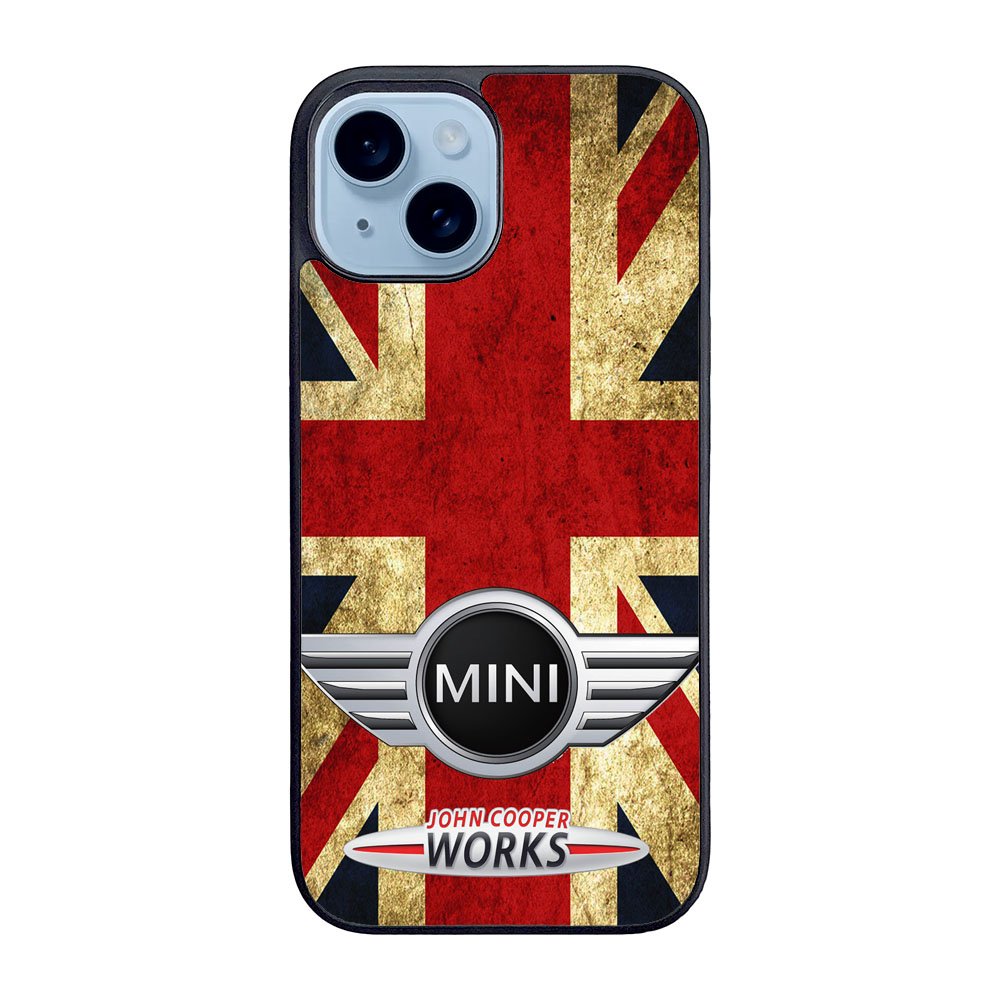 Mini Cooper Flag Jack Case iPhone 15 Plus BC1891