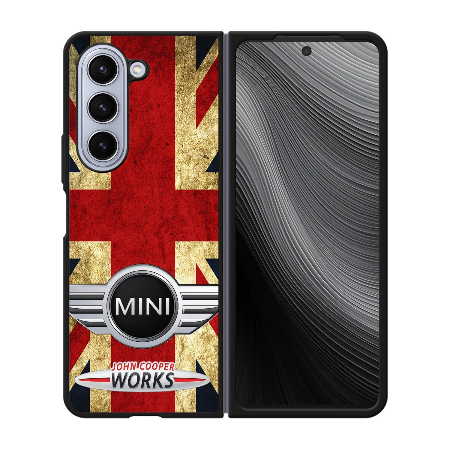 Mini Cooper Flag Jack Case Samsung Galaxy z Fold 5 5G BC1891