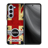 Mini Cooper Flag Jack Case Samsung Galaxy z Fold 5 5G BC1891