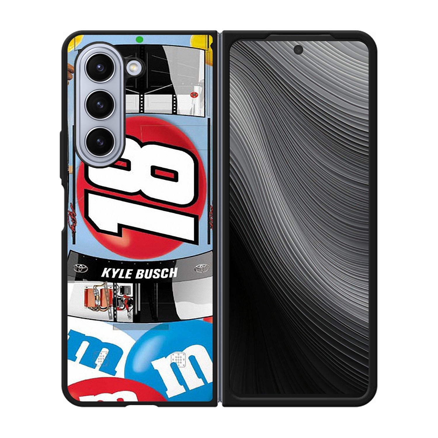 Kyle Busch 18 Nascar Sonoma Case Samsung Galaxy z Fold 5 5G BC1892