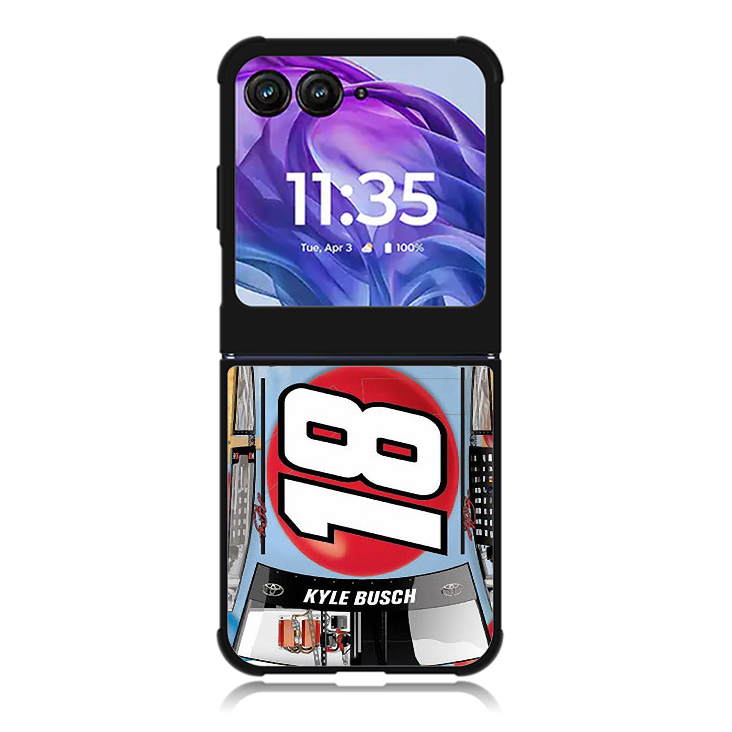 Kyle Busch 18 Nascar Sonoma Motorola Moto Razr 2024 , Moto Razr 50 Case FE1892
