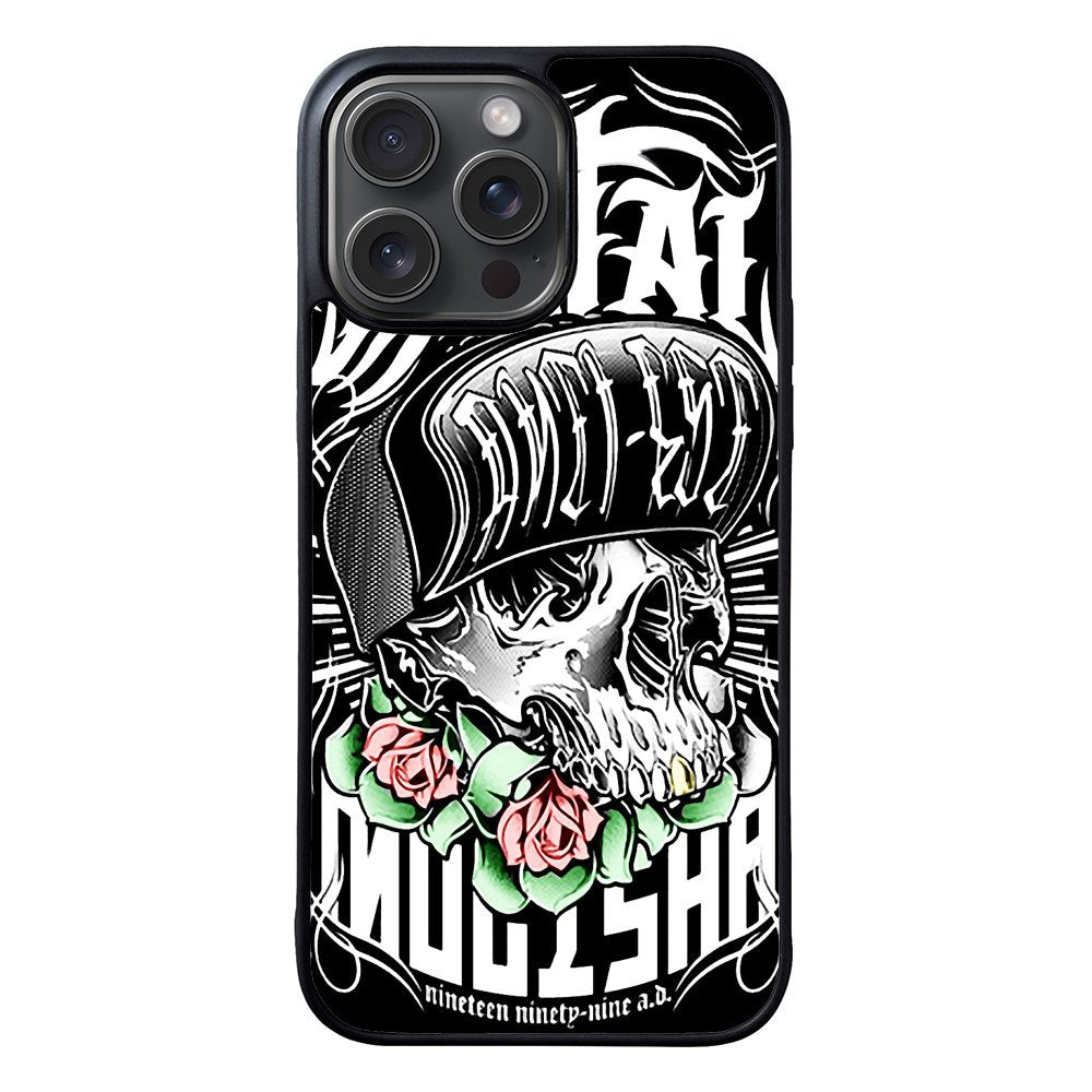 New Metal Mulisha Rose Of Skull Case iPhone 15 Pro BC1894